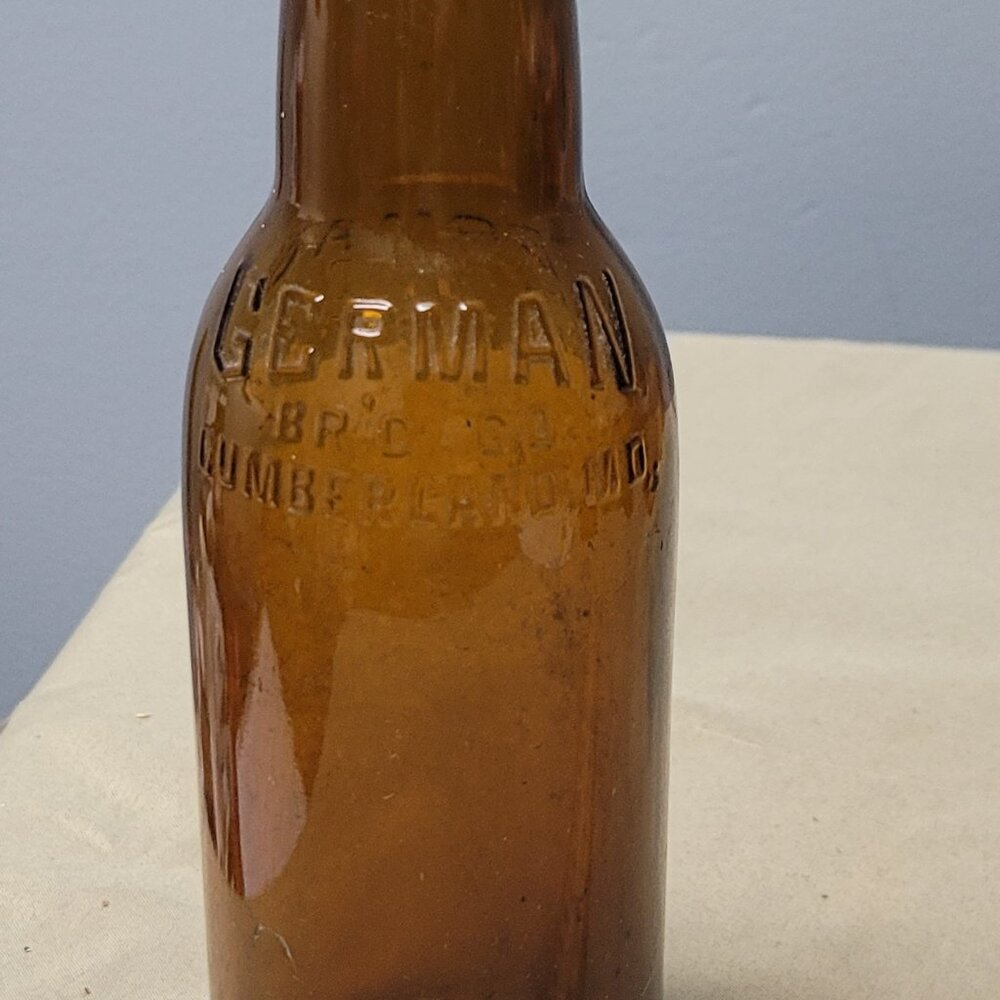 Vintage German Brewing Company empty bottle